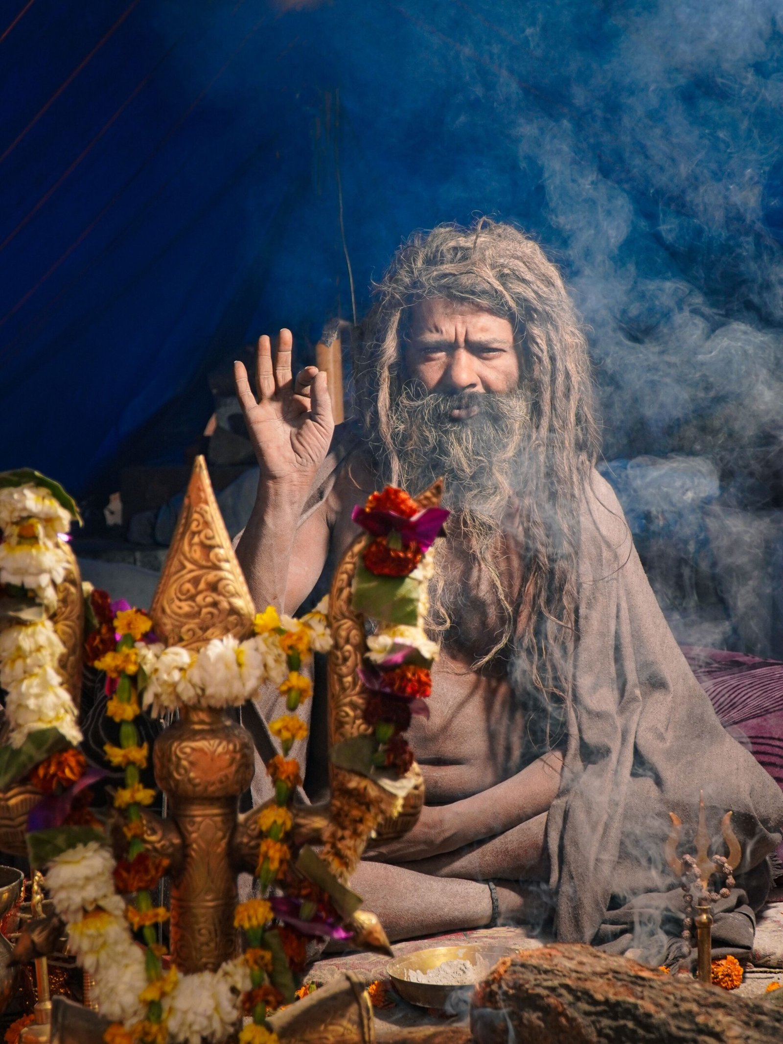 Guruji Hazari Lal Shastri at Kamakhya Devi Jyotish Sansthan, Guwahati